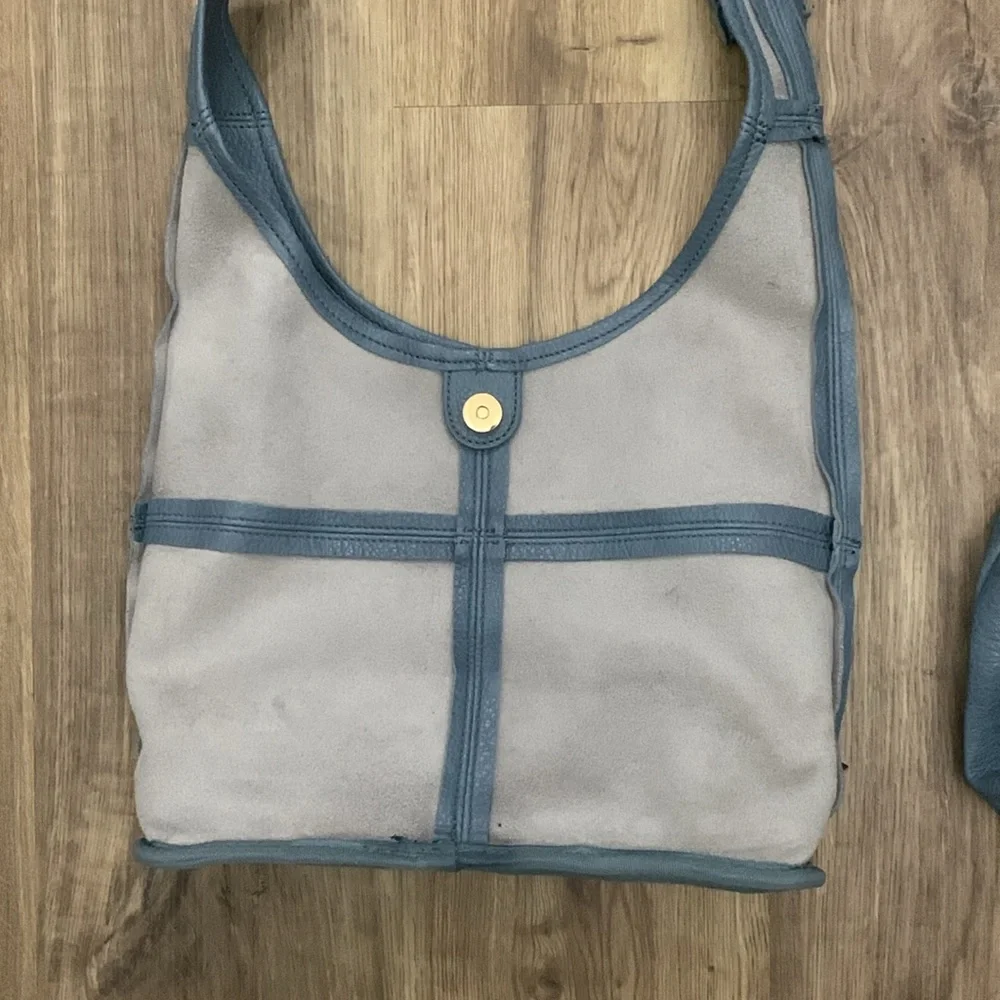 Montana West Hobo Purse, Handbag with Coin Purse. Blue